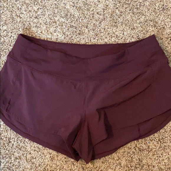 Maroon shorts